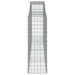 Coșuri gabion arcuite 5 buc, 400x50x140/160 cm, fier galvanizat - WALTI WALTI