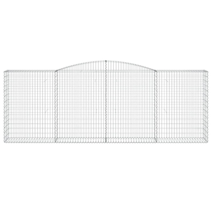 Coșuri gabion arcuite 6 buc, 400x50x140/160 cm, fier galvanizat - WALTI WALTI