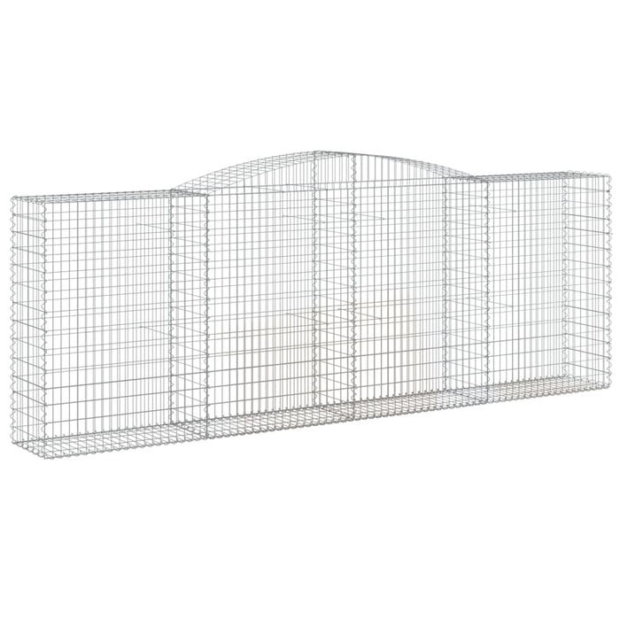 Coșuri gabion arcuite 7 buc, 400x50x140/160 cm, fier galvanizat - WALTI WALTI