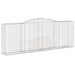 Coșuri gabion arcuite 9 buc, 400x50x140/160 cm, fier galvanizat - WALTI WALTI