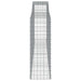 Coșuri gabion arcuite 20 buc, 400x50x140/160cm, fier galvanizat - WALTI WALTI