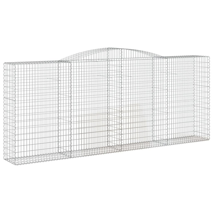 Coșuri gabion arcuite 2 buc. 400x50x160/180 cm, fier galvanizat - WALTI WALTI