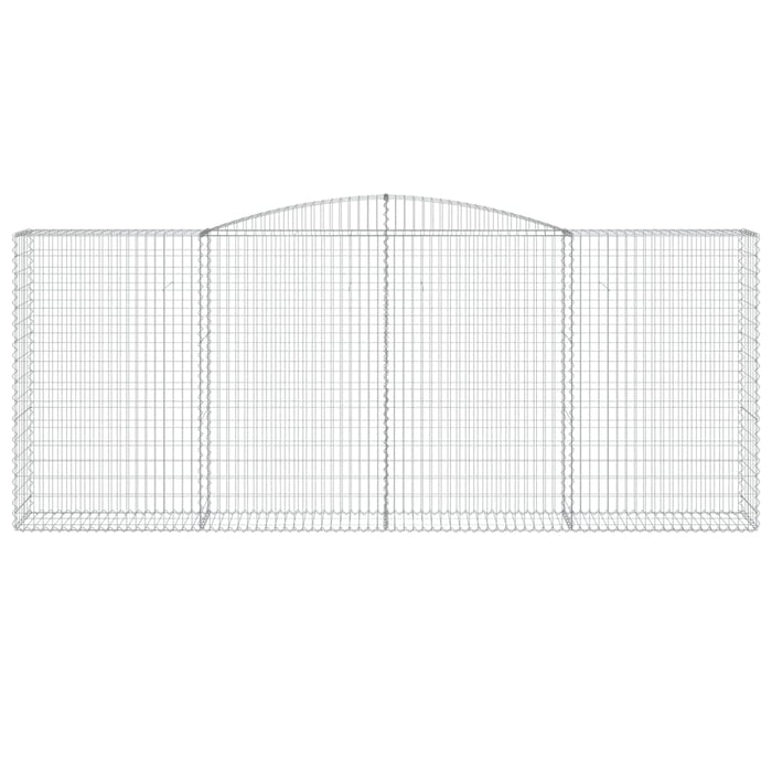 Coșuri gabion arcuite 3 buc. 400x50x160/180 cm, fier galvanizat - WALTI WALTI