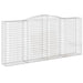 Coșuri gabion arcuite 3 buc, 400x50x180/200 cm, fier galvanizat - WALTI WALTI