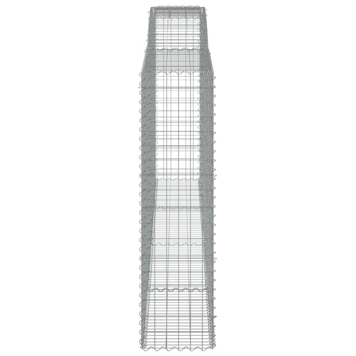 Coșuri gabion arcuite 4 buc, 400x50x180/200 cm, fier galvanizat WALTI