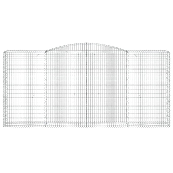 Coșuri gabion arcuite 5 buc, 400x50x180/200 cm, fier galvanizat WALTI