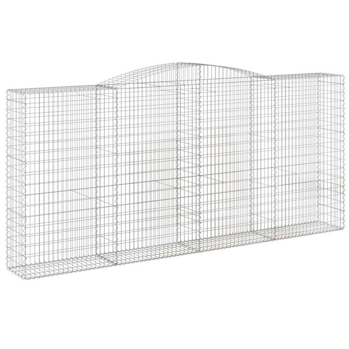 Coșuri gabion arcuite 10 buc, 400x50x180/200cm, fier galvanizat WALTI