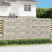 Coșuri gabion arcuite, 4 buc 400x50x200/220 cm, fier galvanizat - WALTI WALTI