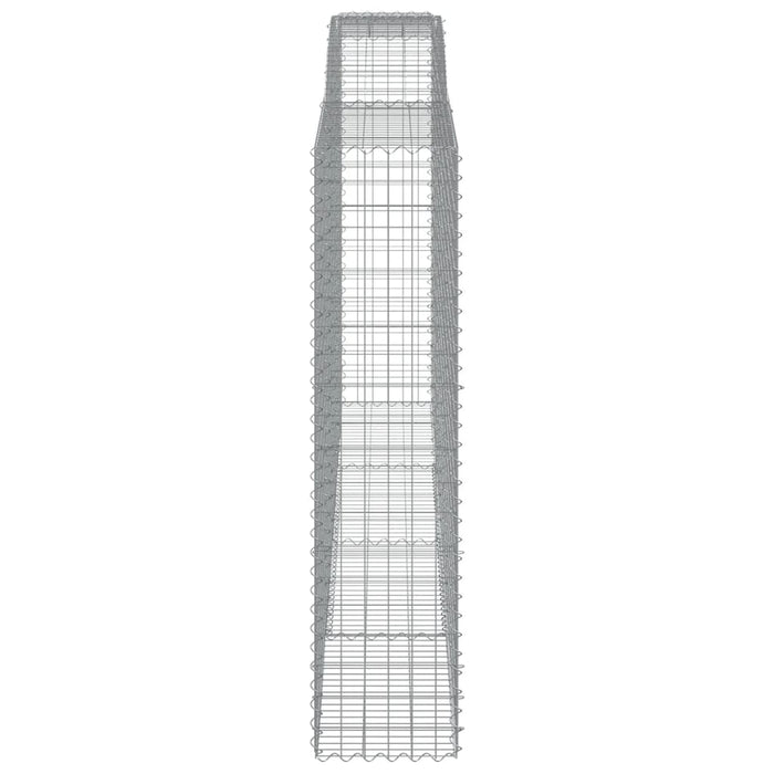 Coșuri gabion arcuite, 5 buc 400x50x200/220 cm, fier galvanizat - WALTI WALTI
