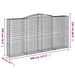 Coșuri gabion arcuite, 10 buc 400x50x200/220cm, fier galvanizat - WALTI WALTI