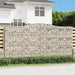 Coșuri gabion arcuite, 10 buc 400x50x200/220cm, fier galvanizat - WALTI WALTI