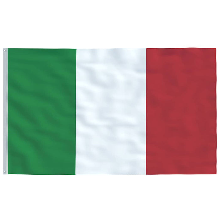 Steag Italia și stâlp din aluminiu, 6,08 m WALTI