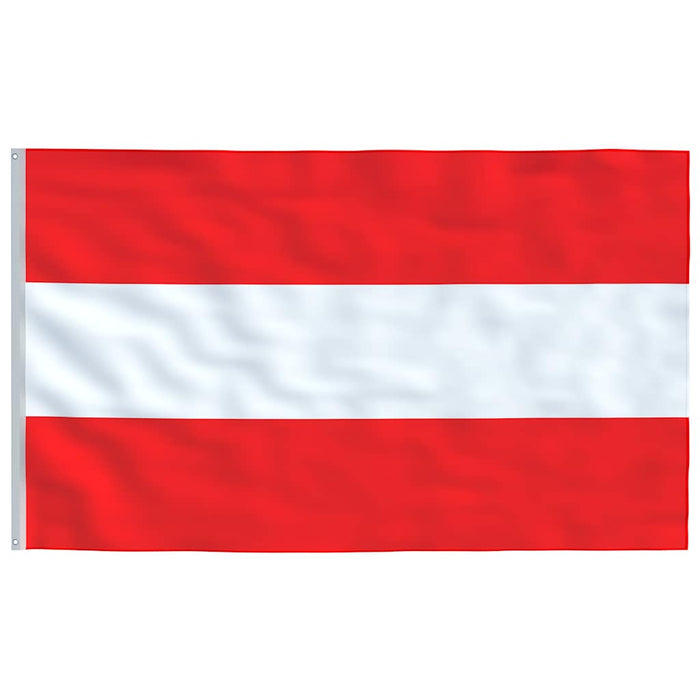 Steag Austria și stâlp din aluminiu, 6,08 m WALTI