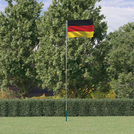 Steag Germania și stâlp din aluminiu, 5,5 m - WALTI WALTI