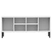 Pantofar cu picioare metalice „OSLO” alb 106x35x45 cm lemn - WALTI WALTI