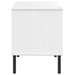 Pantofar cu picioare metalice „OSLO” alb 106x35x45 cm lemn - WALTI WALTI