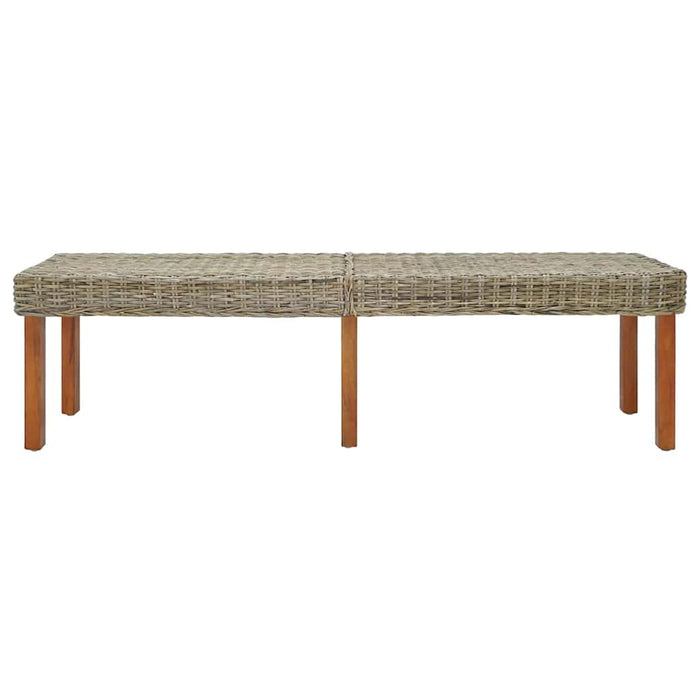 bancă natural 160 x 35 x 45 cm Lemn de mango solid - WALTI WALTI