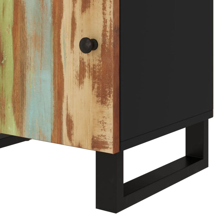 Noptieră, 50x33x60 cm, lemn masiv reciclat și lemn prelucrat - WALTI WALTI