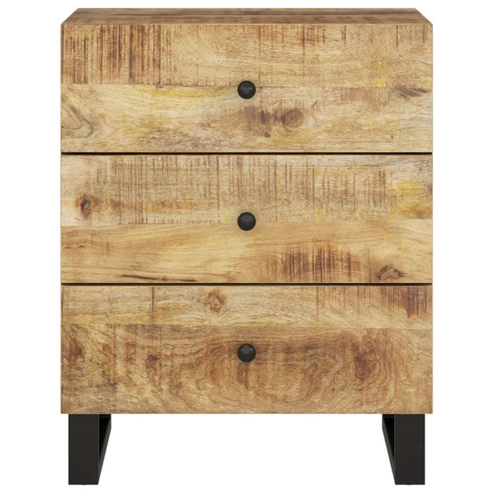 Noptieră, 50x33x62 cm, lemn masiv mango și lemn prelucrat - WALTI WALTI