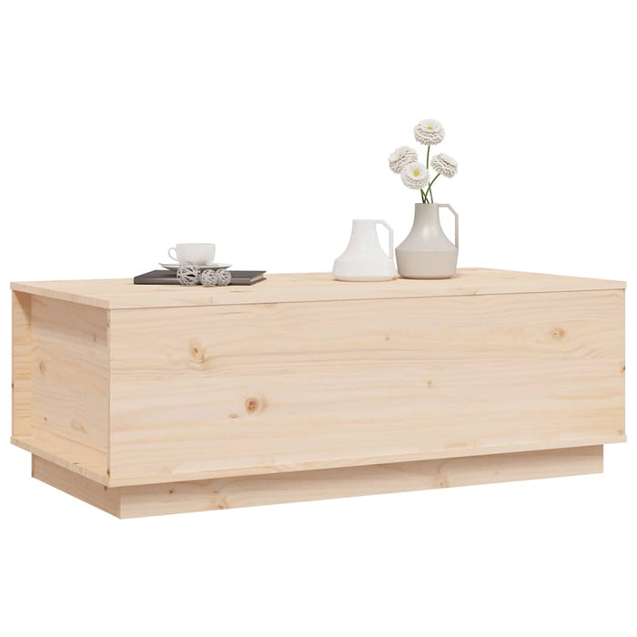 Măsuță de cafea, 100x50x35 cm, din lemn masiv de pin - WALTI WALTI