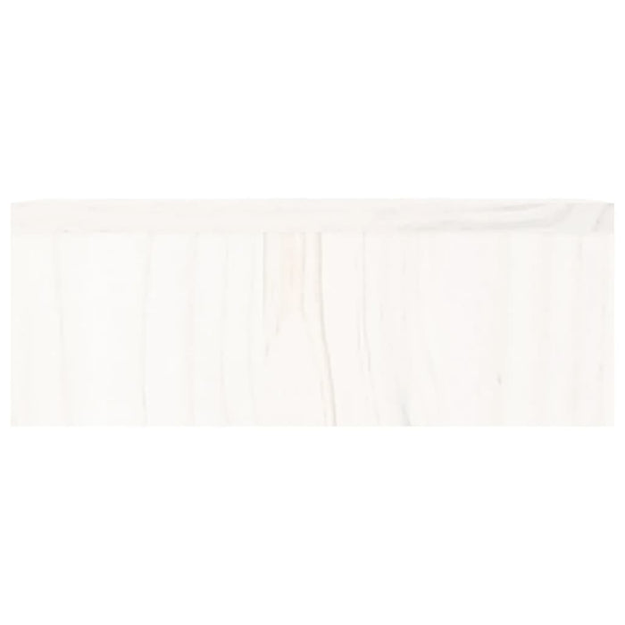 Suport pentru monitor, alb, 50x27x10 cm, lemn masiv pin WALTI