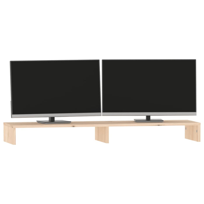 Suport pentru monitor, 100x27x10 cm, lemn masiv de pin - WALTI WALTI