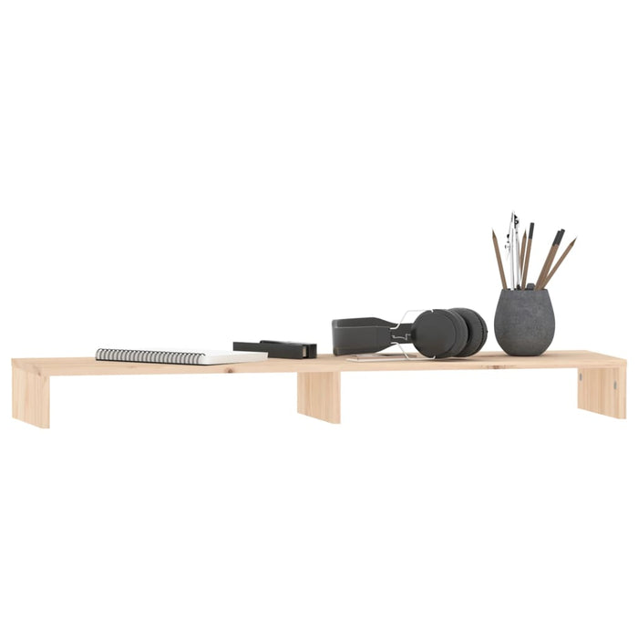 Suport pentru monitor, 100x27x10 cm, lemn masiv de pin - WALTI WALTI