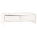 Suport pentru monitor, alb, 50x27x15 cm, lemn masiv pin - WALTI WALTI