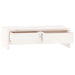 Suport pentru monitor, alb, 50x27x15 cm, lemn masiv pin - WALTI WALTI