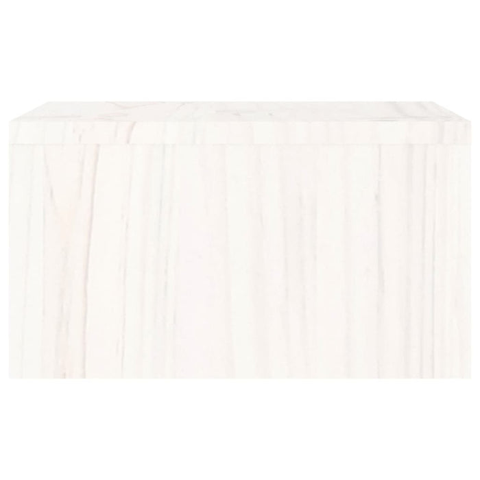 Suport pentru monitor, alb, 50x27x15 cm, lemn masiv pin - WALTI WALTI
