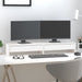 Suport pentru monitor, alb, 100x27x15 cm, lemn masiv pin - WALTI WALTI