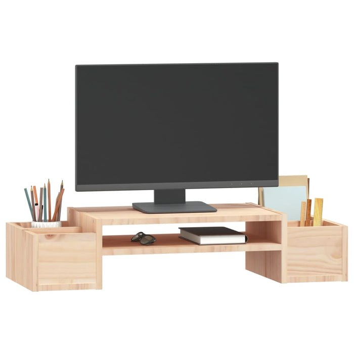 Suport pentru monitor, 70x27,5x15 cm, lemn masiv de pin - WALTI WALTI