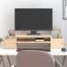 Suport pentru monitor, 70x27,5x15 cm, lemn masiv de pin - WALTI WALTI