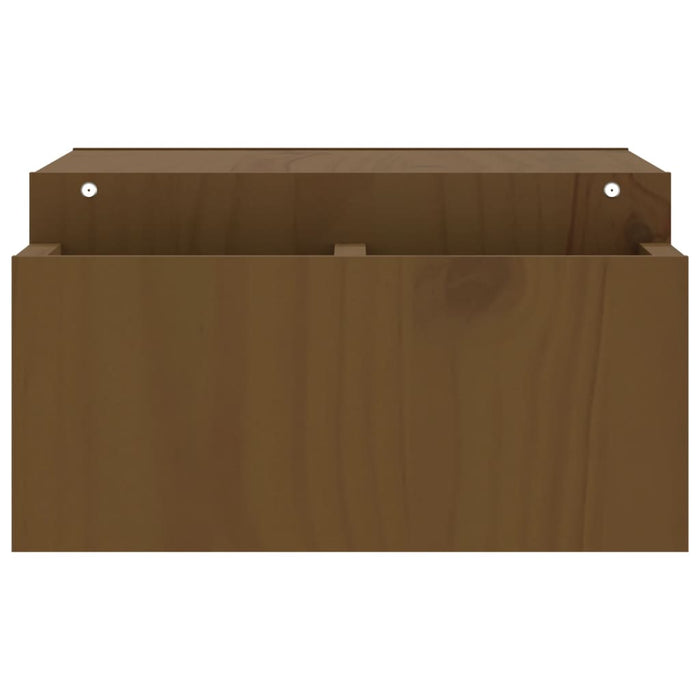 Suport pentru monitor, maro miere, 70x27,5x15cm, lemn masiv pin - WALTI WALTI