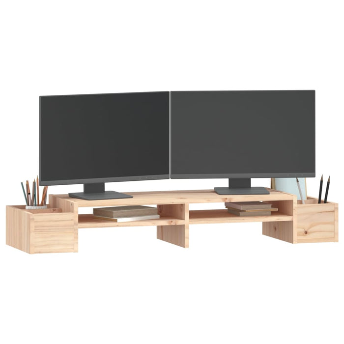 Suport pentru monitor, 100x27,5x15 cm, lemn masiv de pin - WALTI WALTI