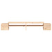 Suport pentru monitor, 100x27,5x15 cm, lemn masiv de pin - WALTI WALTI