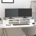 Suport pentru monitor, alb, 100x27,5x15 cm, lemn masiv pin - WALTI WALTI