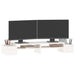 Suport pentru monitor, alb, 100x27,5x15 cm, lemn masiv pin - WALTI WALTI