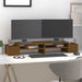 Suport pentru monitor, maro miere 100x27,5x15 cm lemn masiv pin - WALTI WALTI