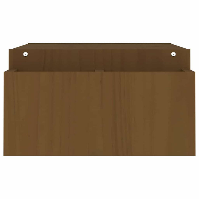 Suport pentru monitor, maro miere 100x27,5x15 cm lemn masiv pin - WALTI WALTI