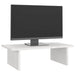 Suport pentru monitor, alb, 50x27x15 cm, lemn masiv pin - WALTI WALTI