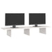 Suport pentru monitor, alb, 100x27x15 cm, lemn masiv pin - WALTI WALTI