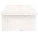 Suport pentru monitor, alb, 100x27x15 cm, lemn masiv pin - WALTI WALTI