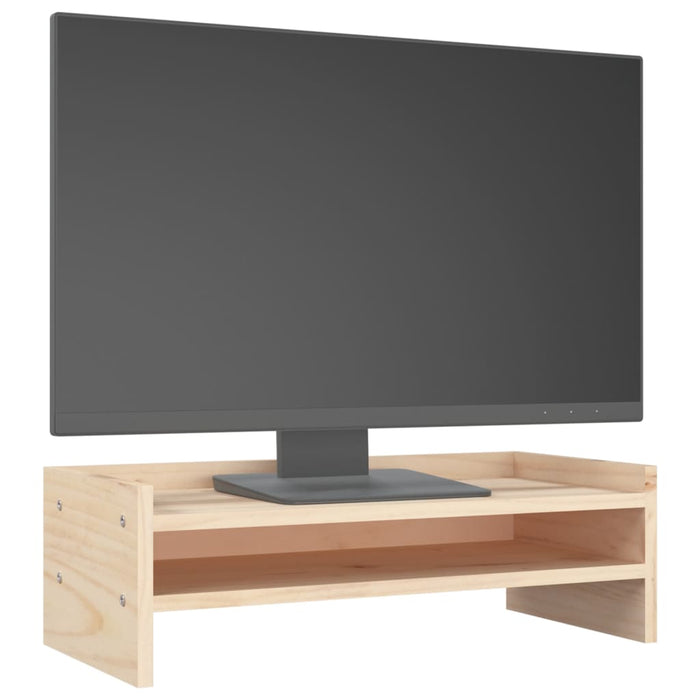 Suport pentru monitor, 50x24x16 cm, lemn masiv de pin - WALTI WALTI