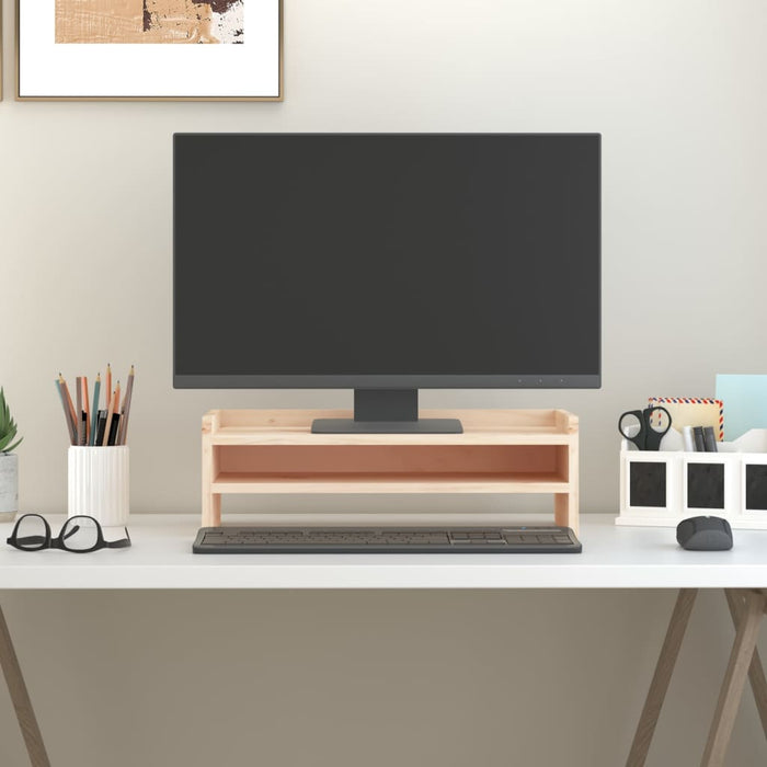 Suport pentru monitor, 50x24x16 cm, lemn masiv de pin - WALTI WALTI