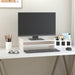 Suport pentru monitor, alb, 50x27x16 cm, lemn masiv pin - WALTI WALTI
