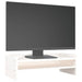 Suport pentru monitor, alb, 50x27x16 cm, lemn masiv pin - WALTI WALTI
