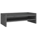 Suport pentru monitor, gri, 50x24x16 cm, lemn masiv pin - WALTI WALTI