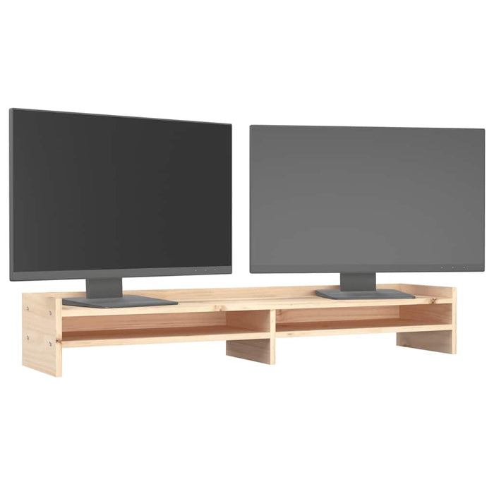 Suport pentru monitor, 100x24x16 cm, lemn masiv de pin WALTI
