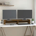 Suport pentru monitor, maro miere, 100x24x16 cm, lemn masiv pin - WALTI WALTI
